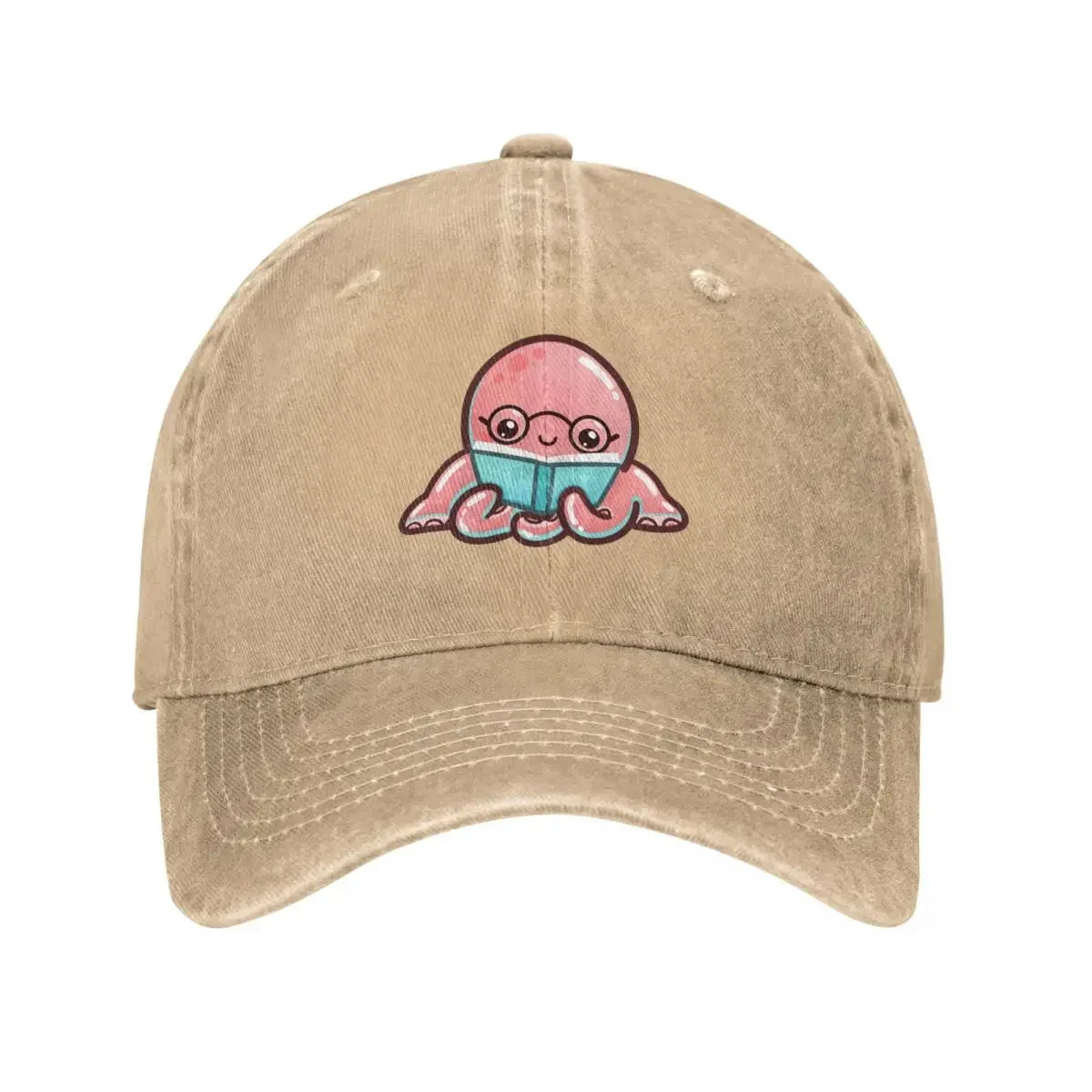 Reading Octopus Baseball Cap