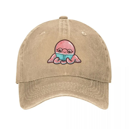 Reading Octopus Baseball Cap
