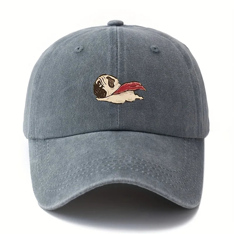 Dog Pattern Printed Baseball Cap For Men And Women