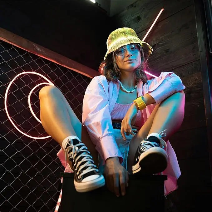 Fashionable Led Mutil-Color Luminous Glowing Hat