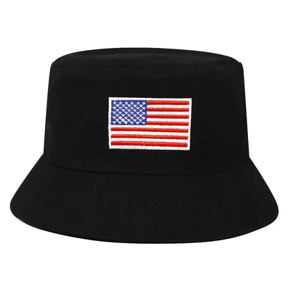Flag Print Cheer Hat Bucket Hat