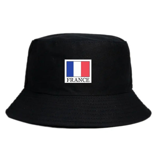 Unisex Reversible Bucket Hat Woman Man France Flag