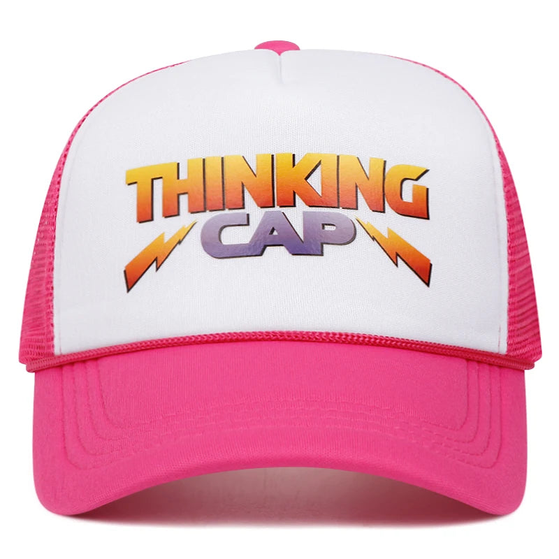 Thinking Cap Sponge Embroidered Baseball Cap Women Men