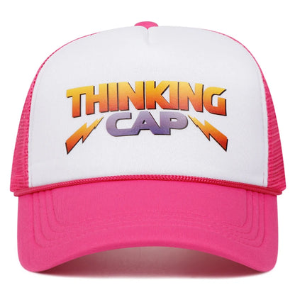 Thinking Cap Sponge Embroidered Baseball Cap Women Men