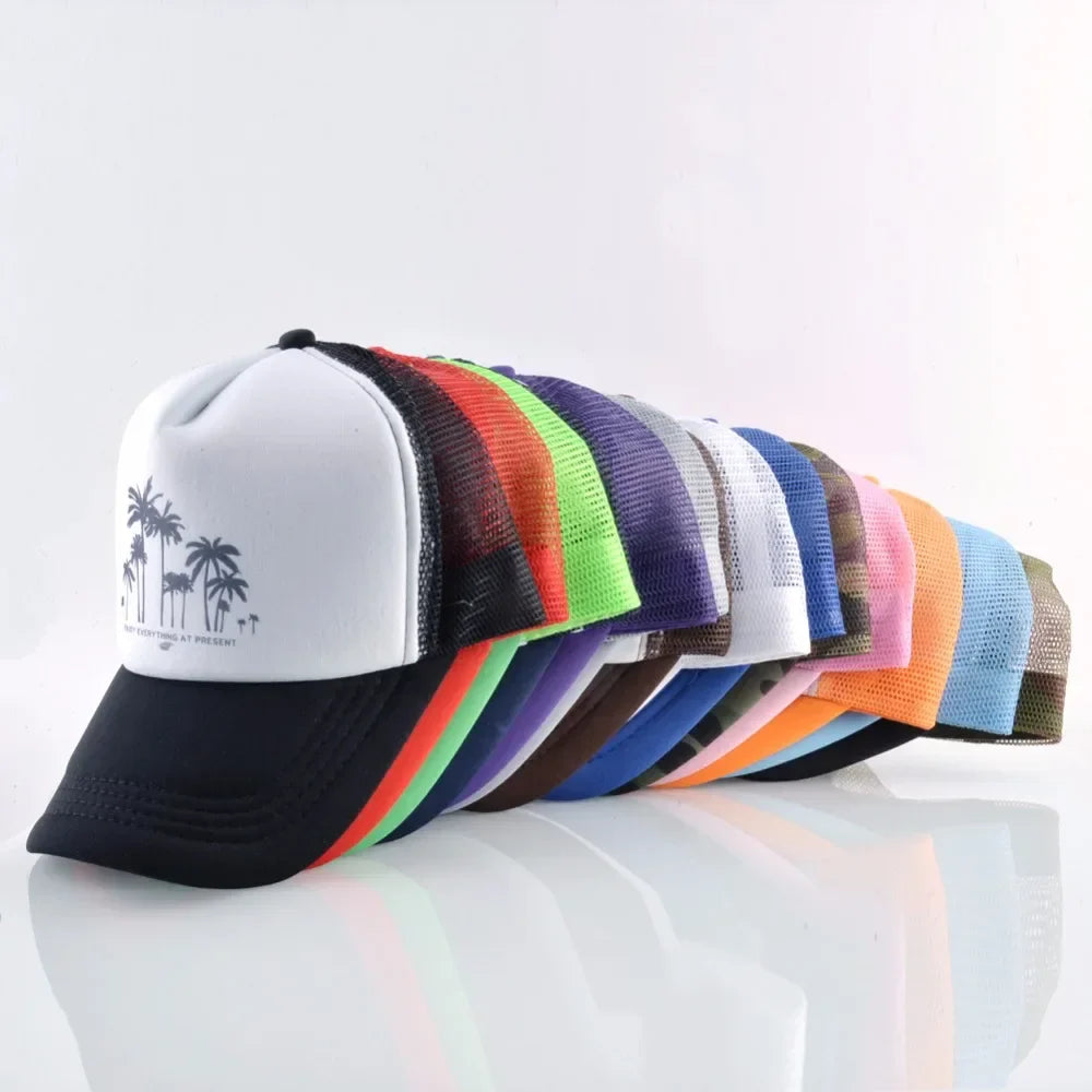 Snapback Mesh Baseball Cap Summer Outdoor Sport Hats
