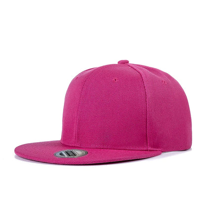 Unisex Cap Plain Snapback Hat High Quality Adult Hip Hop