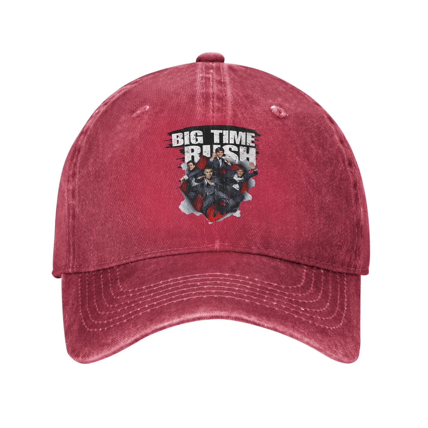 Big Time Rush Music Band Washed Baseball Cap