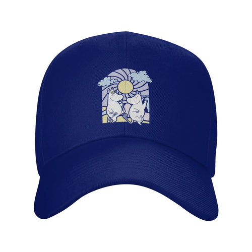 Moomings Life in Moominvalley Stained Glass Style Baseball Cap