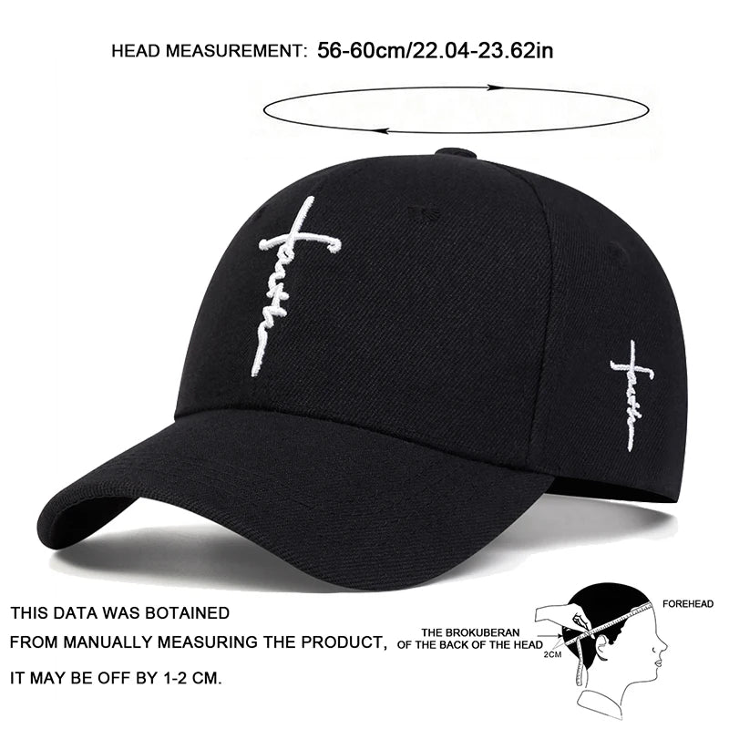 Fashion Faith Embroidery Baseball Cap