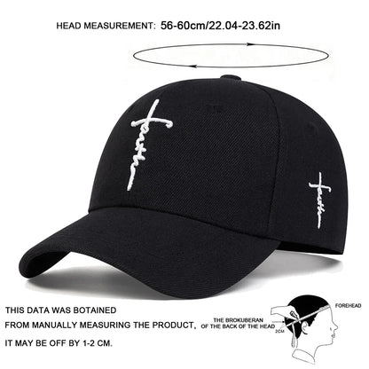 Fashion Faith Embroidery Baseball Cap