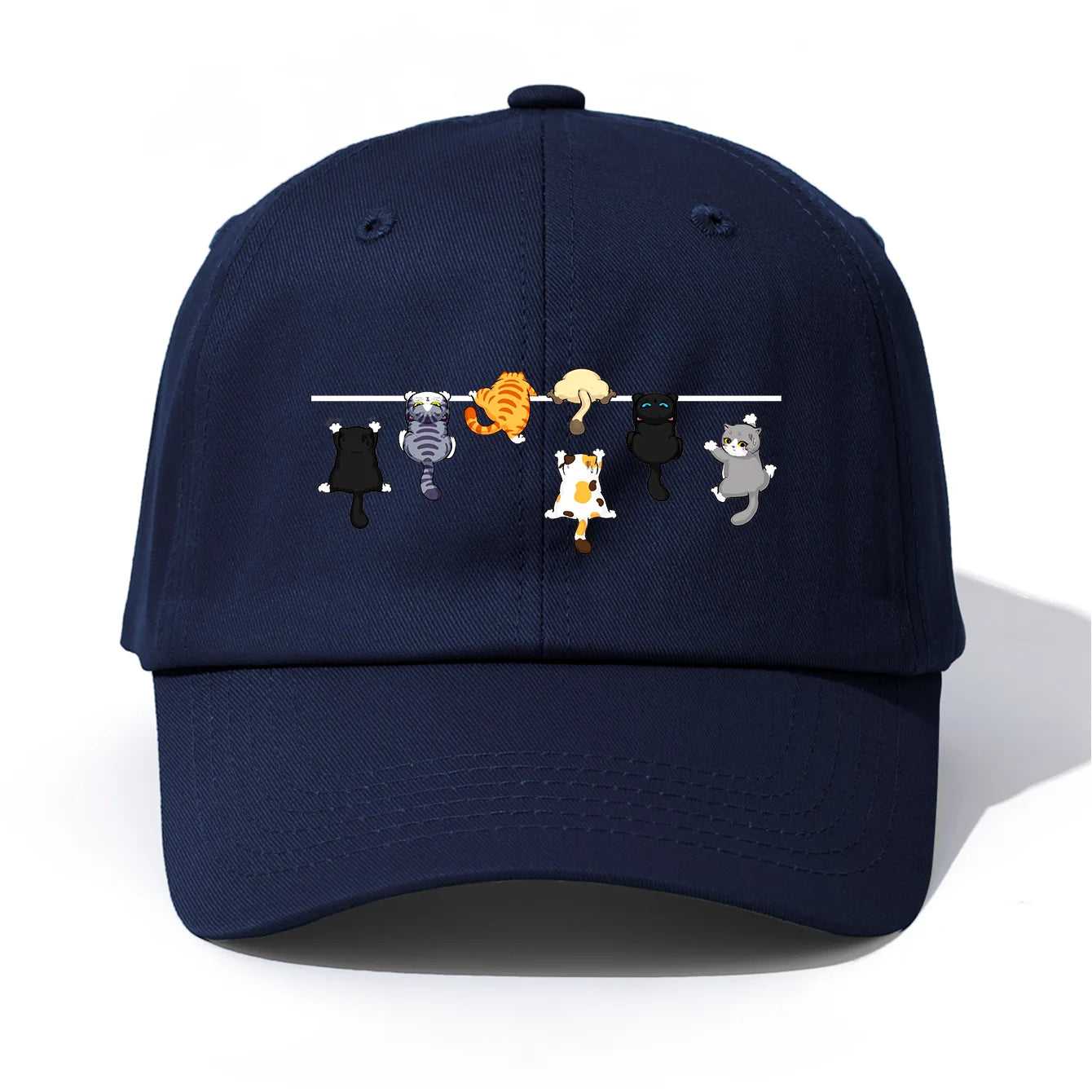 Cats Print Baseball Cap For Adults