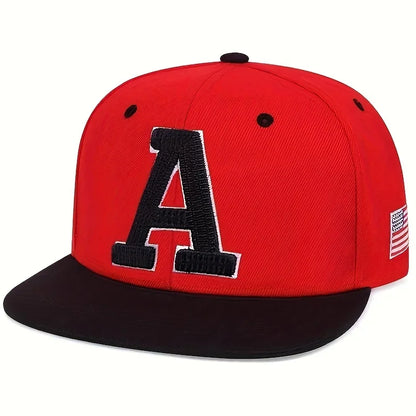 Unisex A Letter Embroidery Hip-hop Hats