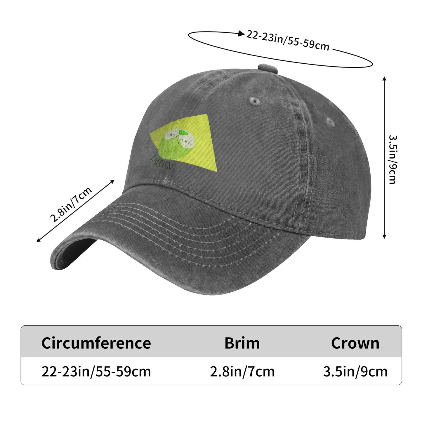 You Clod Peridot Steven Universe Denim Cap Casual Baseball Caps