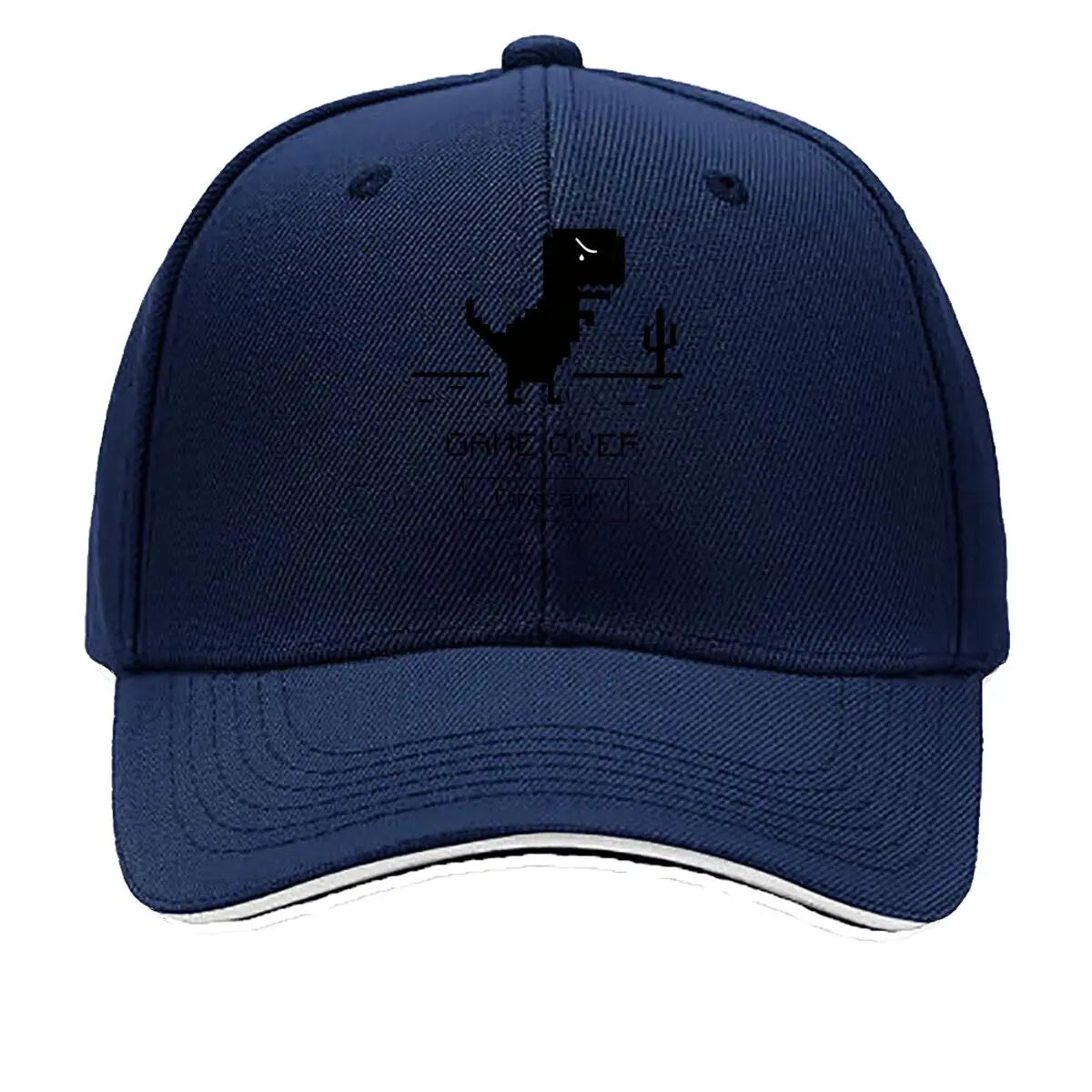 Game Over Dinosaur Pixel Art Desert Hip Hop Hat Baseball Cap