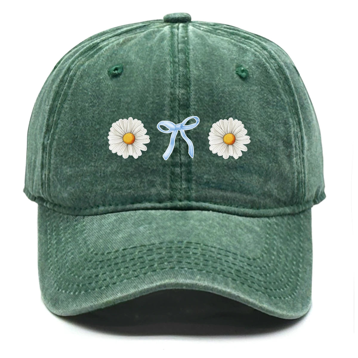 Flower Print Snapback Baseball Cap Flower Hat
