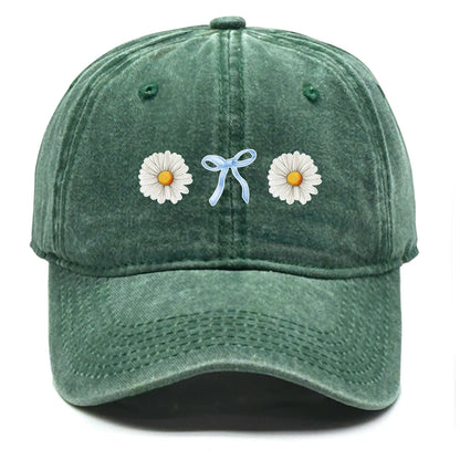 Flower Print Snapback Baseball Cap Flower Hat