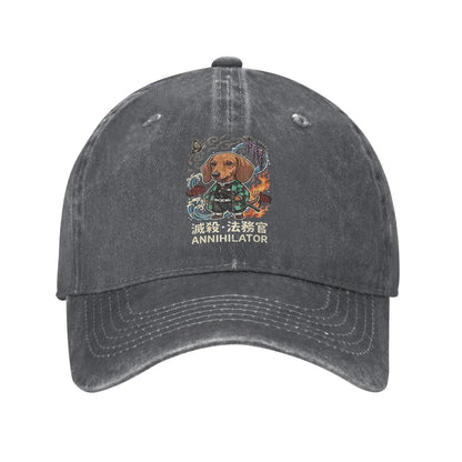 Demon Slayer Multicolor Hat Peaked Samurai Dog Annihilator Aesthetic Baseball Hat