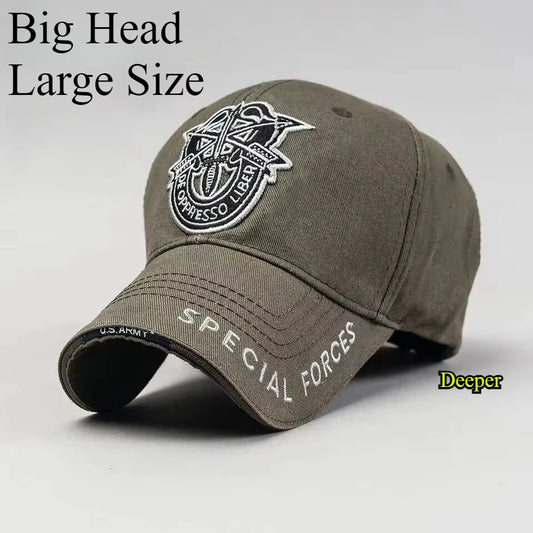 Large Size Male Cap Outdoors Sports Dad Hat Curved Big Head Man Plus Size Baseball Caps