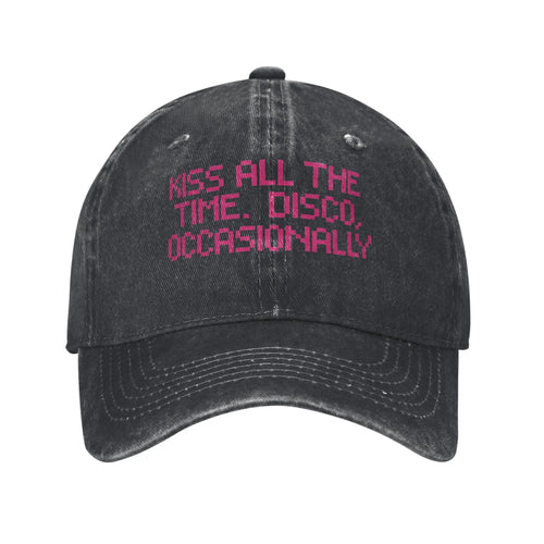 Kiss All the Time Casual Baseball Cap Harrys Styles Album Rock Trucker Hat