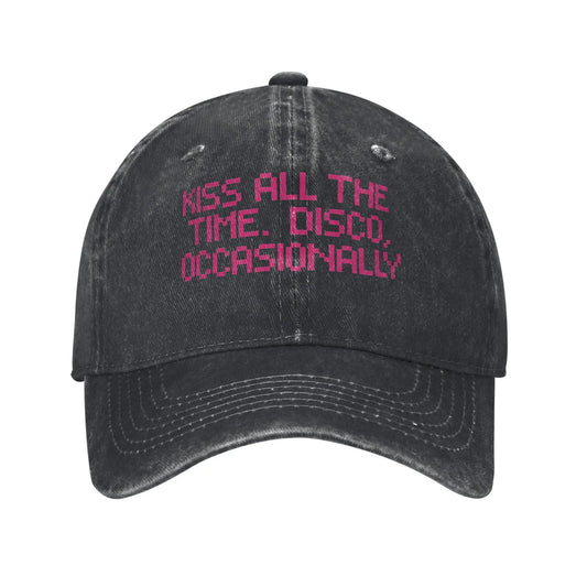 Kiss All the Time Casual Baseball Cap Harrys Styles Album Rock Trucker Hat