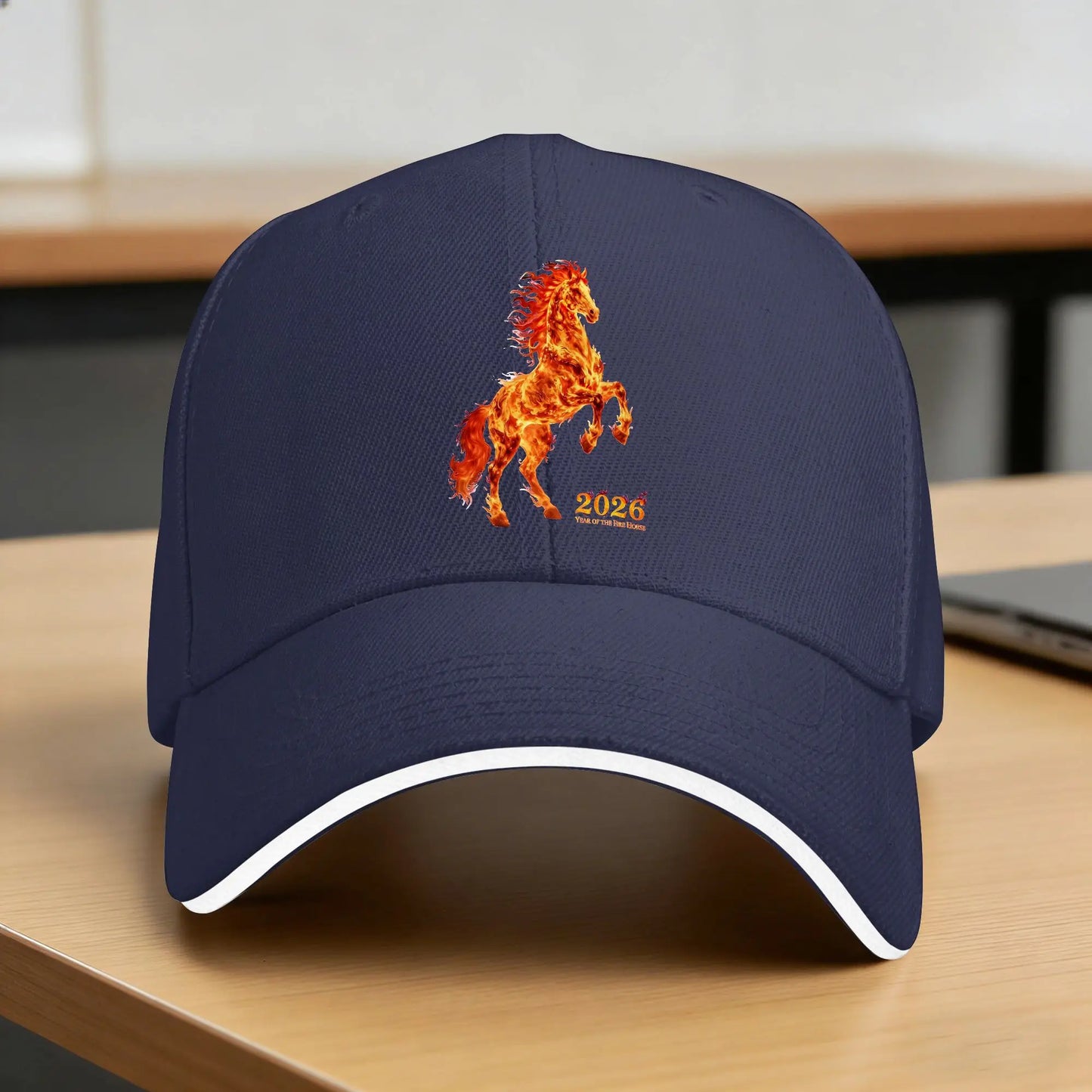 Year Of The Horse 1966 Fire Horse 1966 Sun Baseball Cap