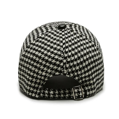 Fashions Check Baseball Cap For Women