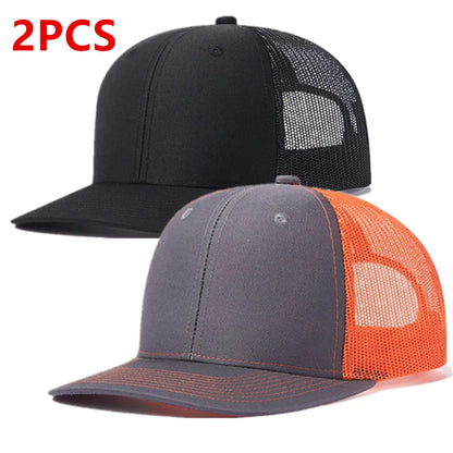 Hot Sale Unisex Cap Slight Curved Brim Style Trucker Hat  Men & Women