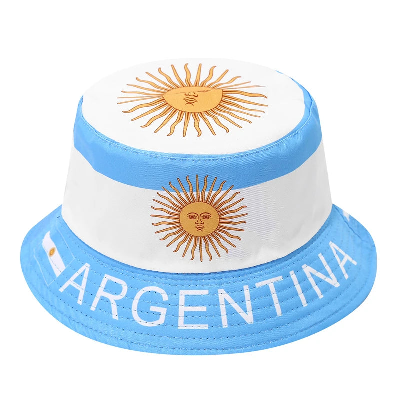 Countries Flag Bucket Hats Fashion Packable Patriotic Sun Cap