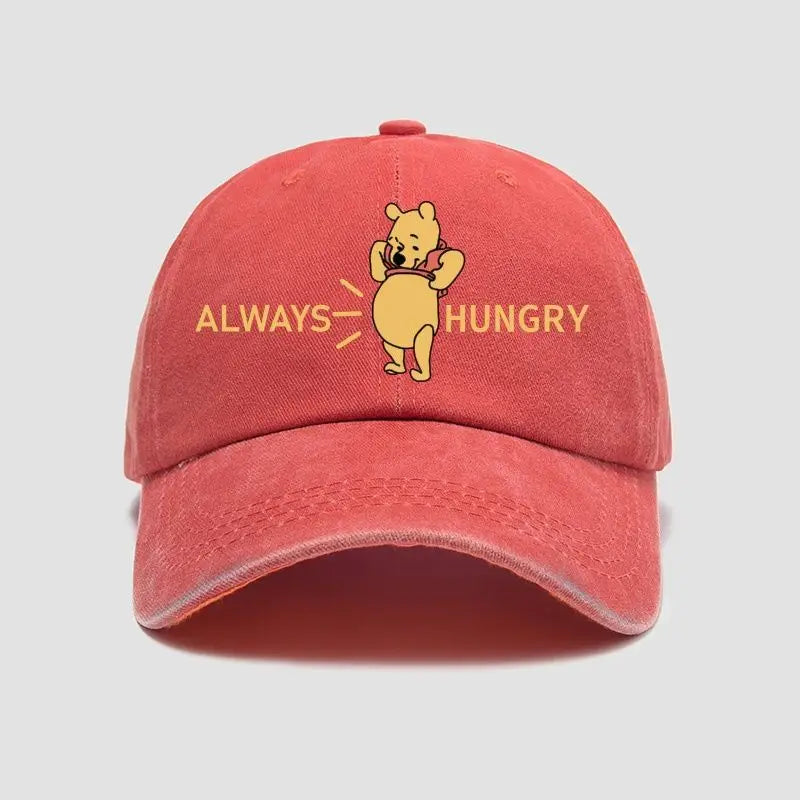 Pooh Bear Casual Hat Cute Anime Figure Winnie Baseball Caps