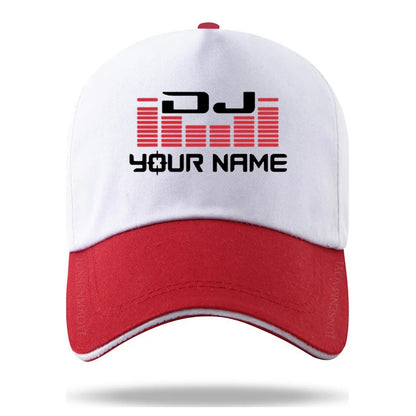 DJ Your Name Custom Print Color Matching Baseball Cap