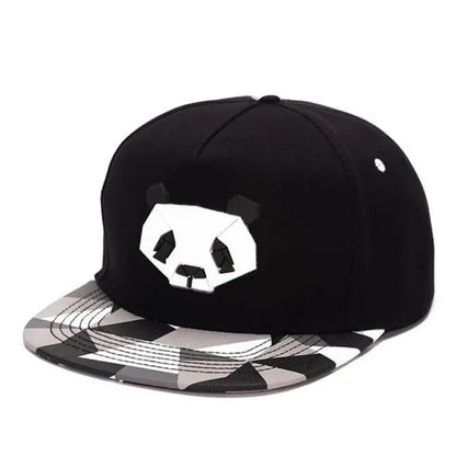 Fashion Spring Summer Lovers Baseball Cap Ms Cute Panda Rubber Snapback Hats