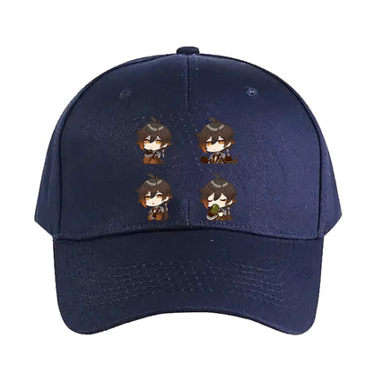 Zhongli Chibi Genshin Impact Baseball Cap