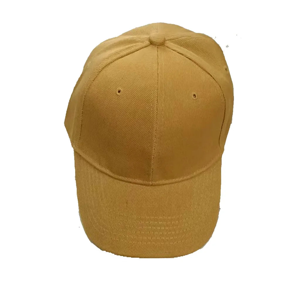 Solid Hat Smooth-Plate Sun Visor Cap Unisex Baseball Caps