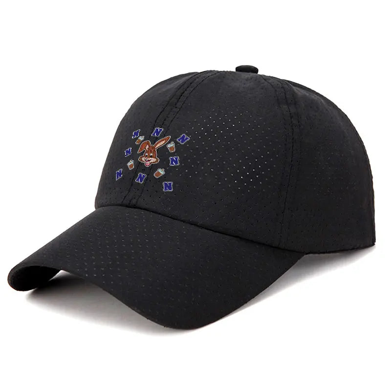 Nesquik Chocolate Milk Rabbit Quick Dry Baseball Cap
