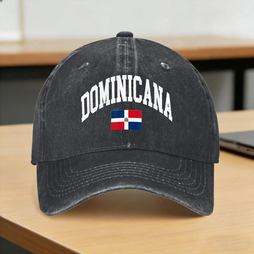 Dominican Republic Dominicana Flag Graphic Baseball Cap