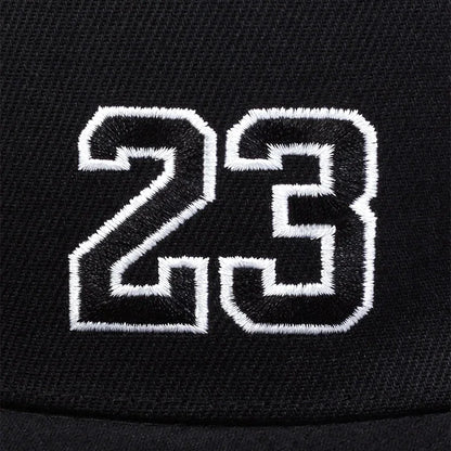 Unisex 23 Embroidery Hip-hop Hats Spring Autumn Adjustable Casual Snapback Caps