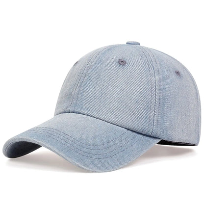 Unisex Light Board Denim Washed Baseball Caps