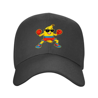 Boxing Banana Graphic Baseball Cap