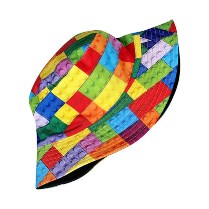 Personalized Building Block Puzzle Fisherman's Hat, All-Season Bucket Hat