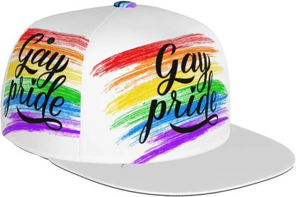 Rainbow LGBT Snapback Hats For Women Men