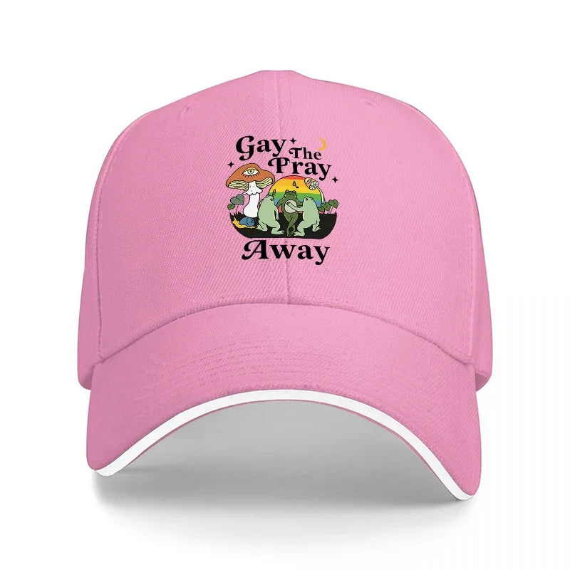 Turtle Adventure Party Baseball Cap With Moon And Mushrooms