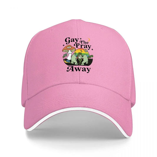 Turtle Adventure Party Baseball Cap With Moon And Mushrooms