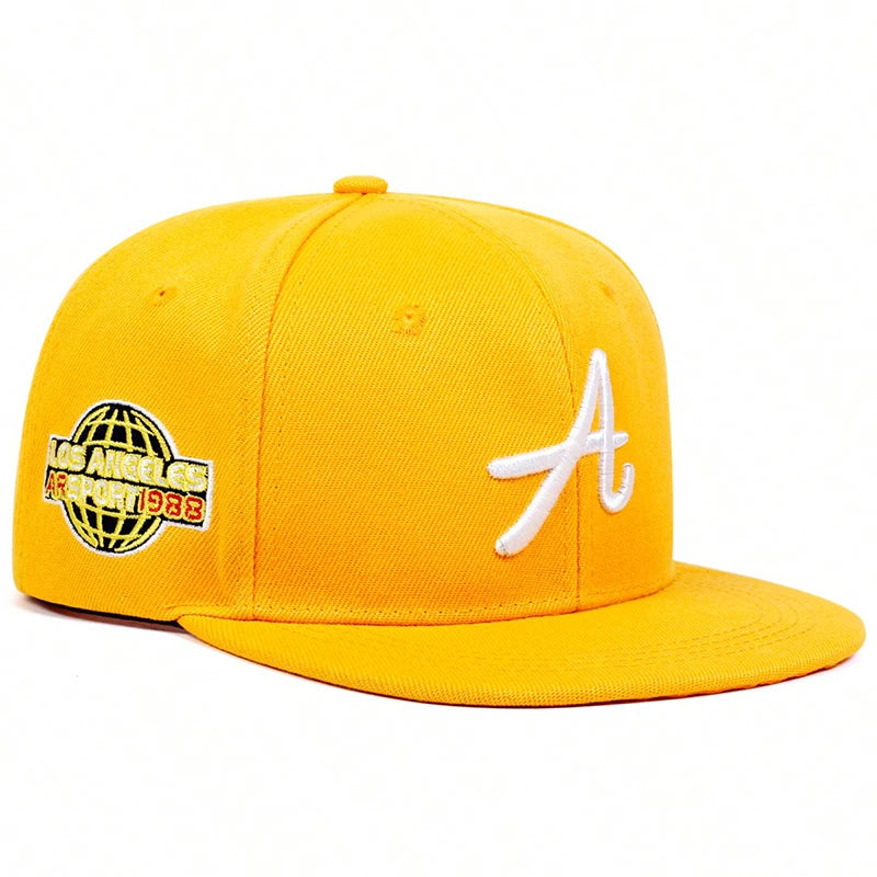 Unisex Gothic Letter Embroidery Hip-hop Hats Baseball Caps Snapback Caps