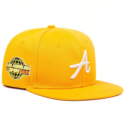 Unisex Gothic Letter Embroidery Hip-hop Hats Baseball Caps Snapback Caps