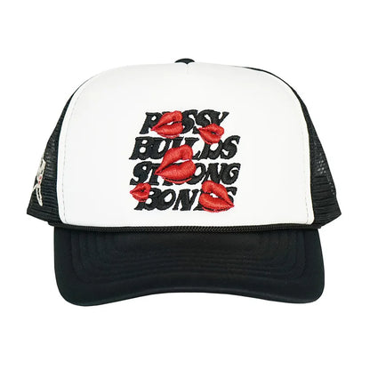 American Style Letters Lip Embroidered Baseball Hats Men Women