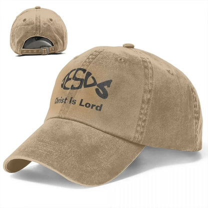 New Baseball Cap Jesus Fish Christ Is Lord Outfit