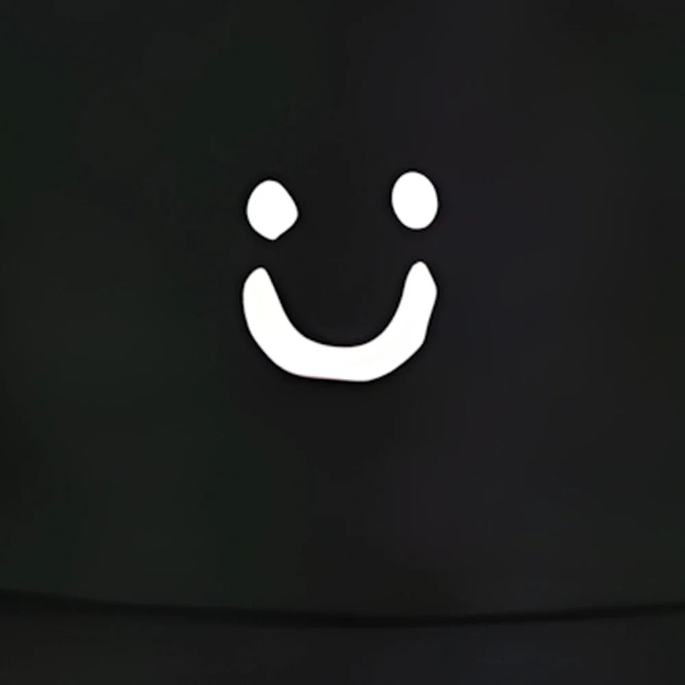 Smile Pattern Embroidered Fisherman's Hat