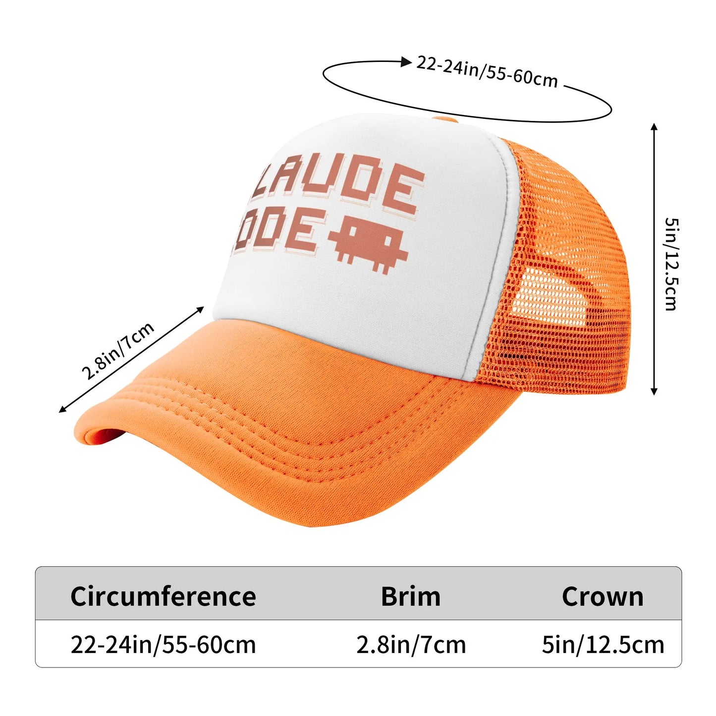 Claude Code Mesh Foam Baseball Cap