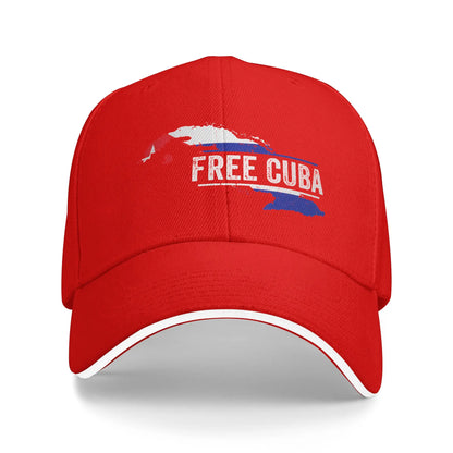 Spring Free Cuba Cuban Flag Free Cuba Viva Cuba Libre Baseball Cap
