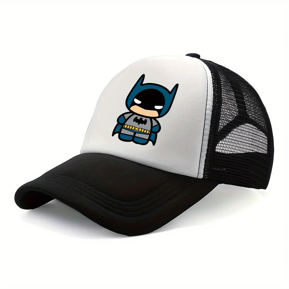 Batman Cartoon Print Baseball Cap